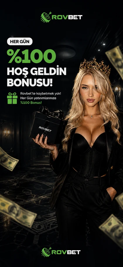RovBet — her gün %100 hoş geldin bonusu